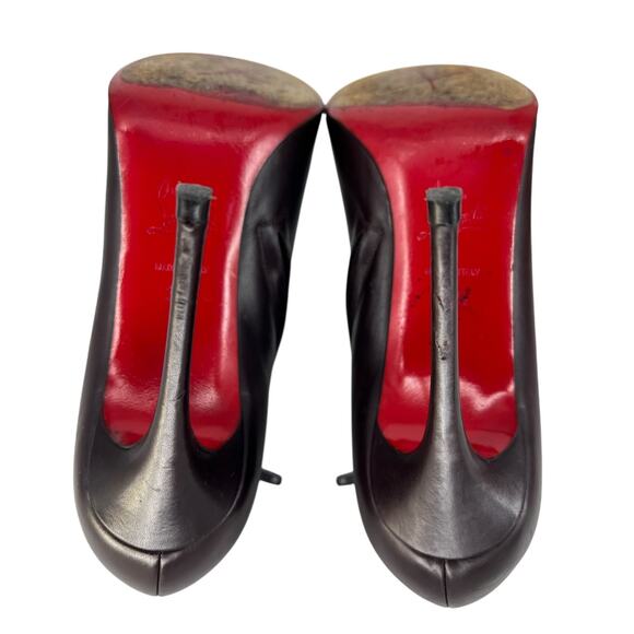 Christian Louboutin Bellissima 100MM Leather Ankle Booties - Picture 16 of 16